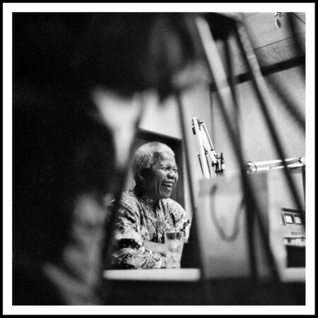 Keith Bernstein – At the studios of Cape Talk Radio, Cape Town, 1995.
